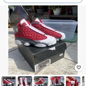 Brand New Air Jordan 13 Retro Red Flint 2021 884129-600 (GS) size 4Y  Women’s 6